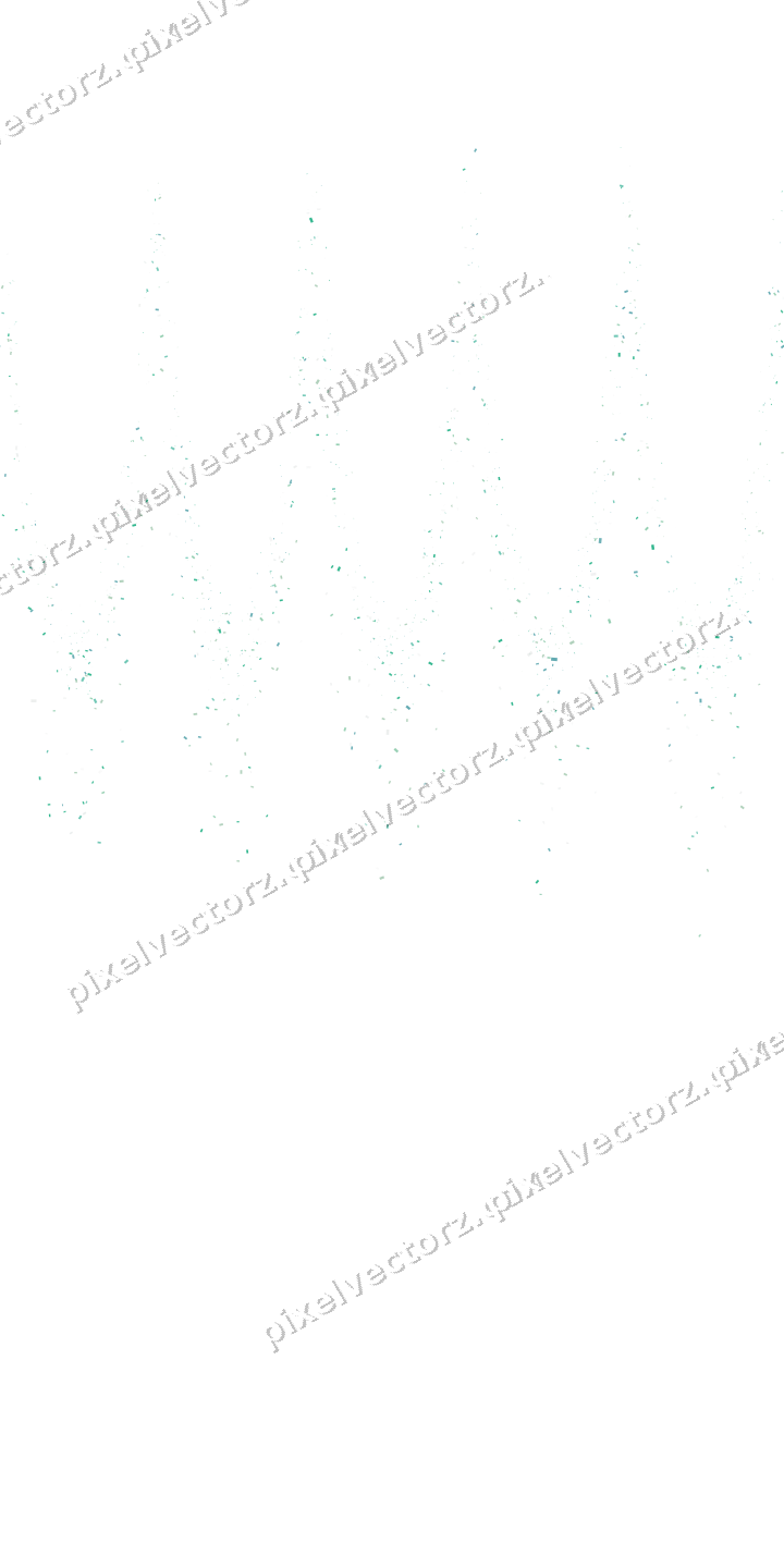 Nahtlose Glitzergirlande aus Konfetti in Grün auf transparentem Grund