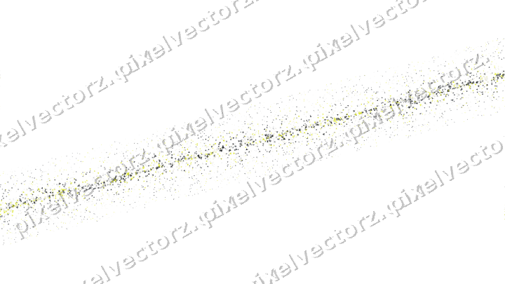 Nahtloses Glitzerband in Gelb und Grau auf transparentem Grund