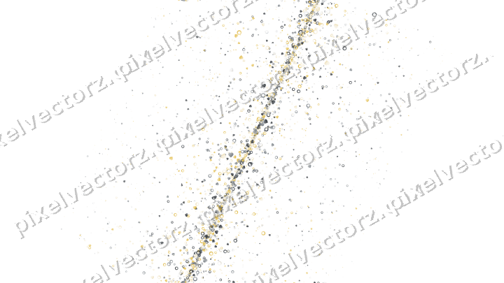 Nahtloses Glitzerband aus Herzen und Ringen auf transparentem Grund