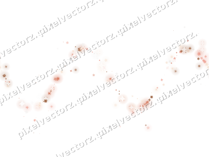 Nahtlose Glitzerwelle aus Sternen und Funken auf transparentem Grund