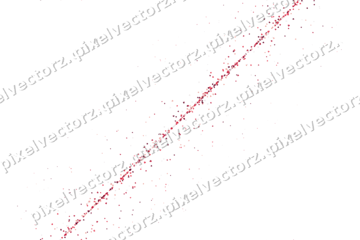 Nahtloses Glitzerband aus Herzen in Rosa auf transparentem Grund