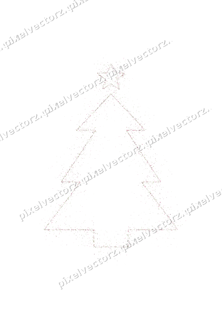 Nahtloser Glitzer-Weihnachtsbaum in Limette auf transparentem Grund