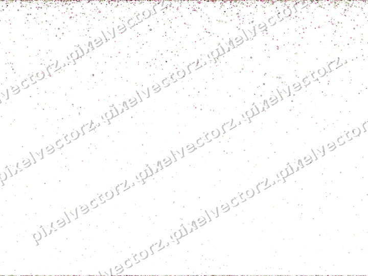 Nahtloser Glitzerregen in Limette und Rosa auf transparentem Grund