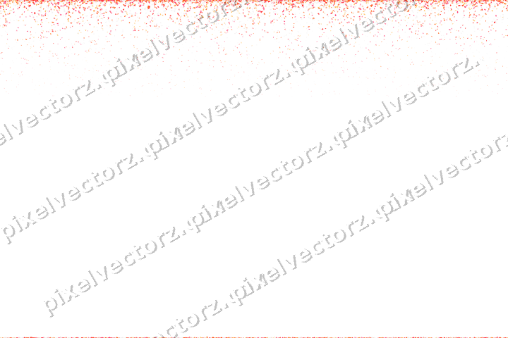 Nahtloser Glitzerregen in Rot und Orange auf transparentem Grund