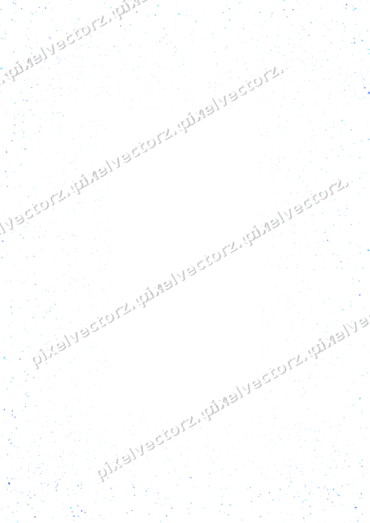 Nahtlose Glitzervignette in Türkis und Blau auf transparentem Grund