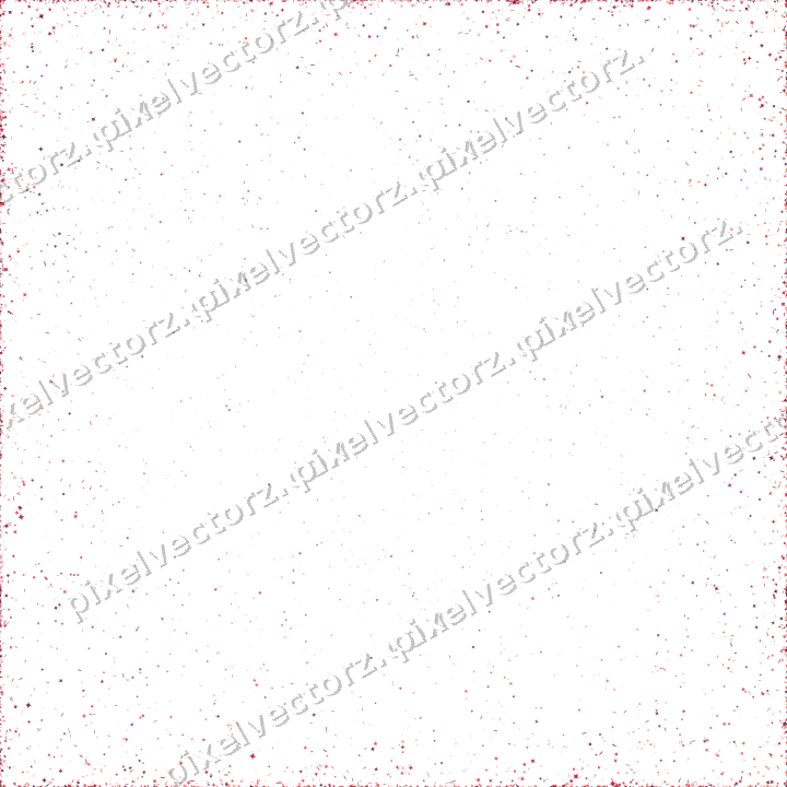 Nahtlose Glitzervignette in Rosa und Rot auf transparentem Grund