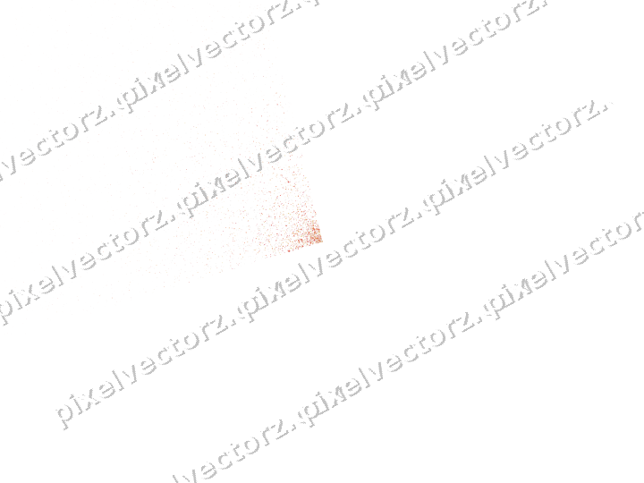Nahtloser Glitzerfächer in Rot und Orange auf transparentem Grund