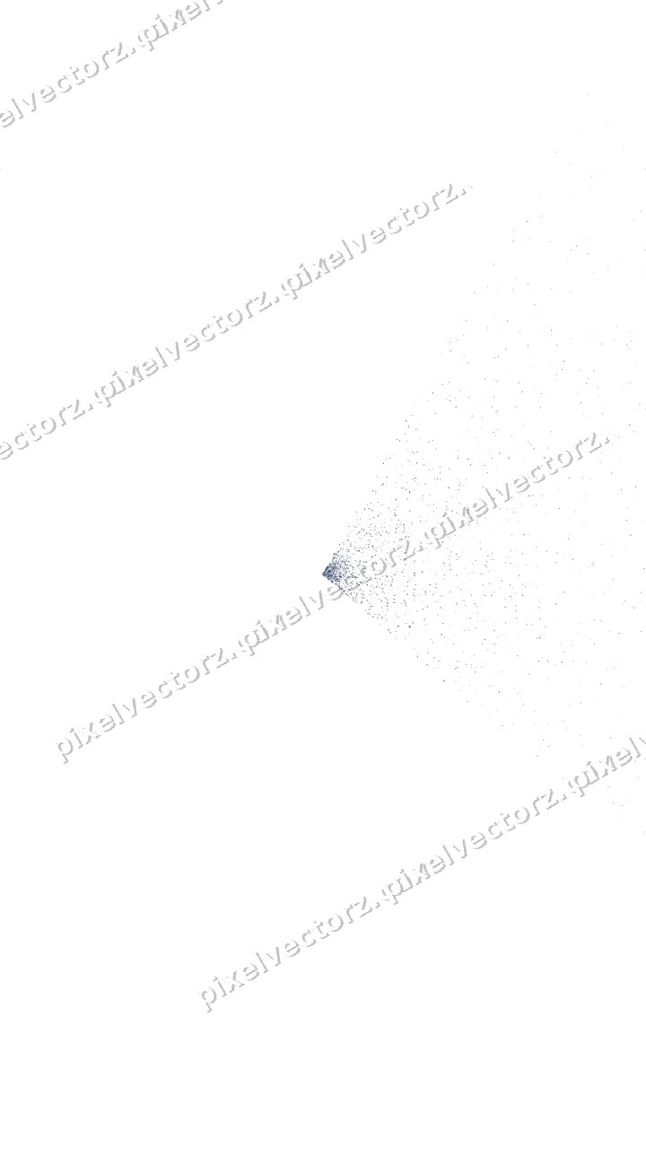 Nahtloser Glitzerfächer aus Tropfen auf transparentem Grund