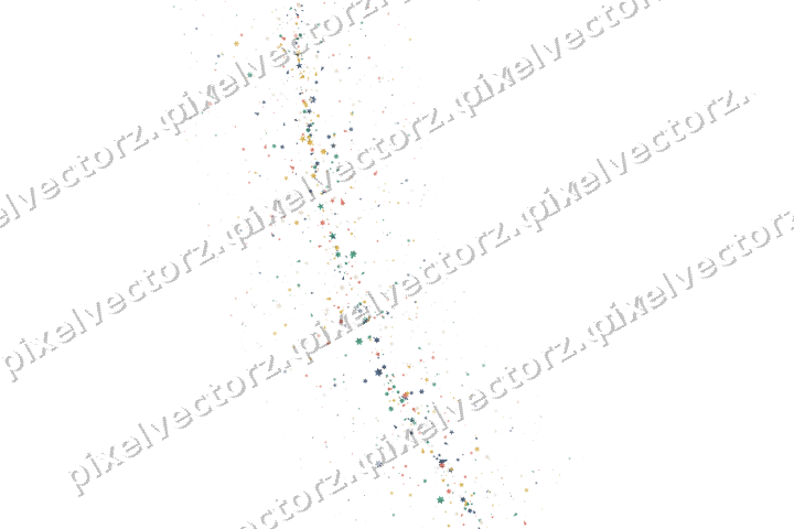 Nahtloser Glitzerbogen in Bernstein und Grün auf transparentem Grund