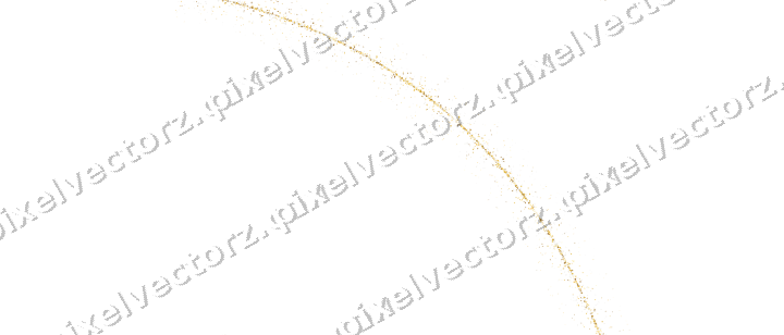 Nahtloser Glitzerbogen aus Funken und Tropfen auf transparentem Grund