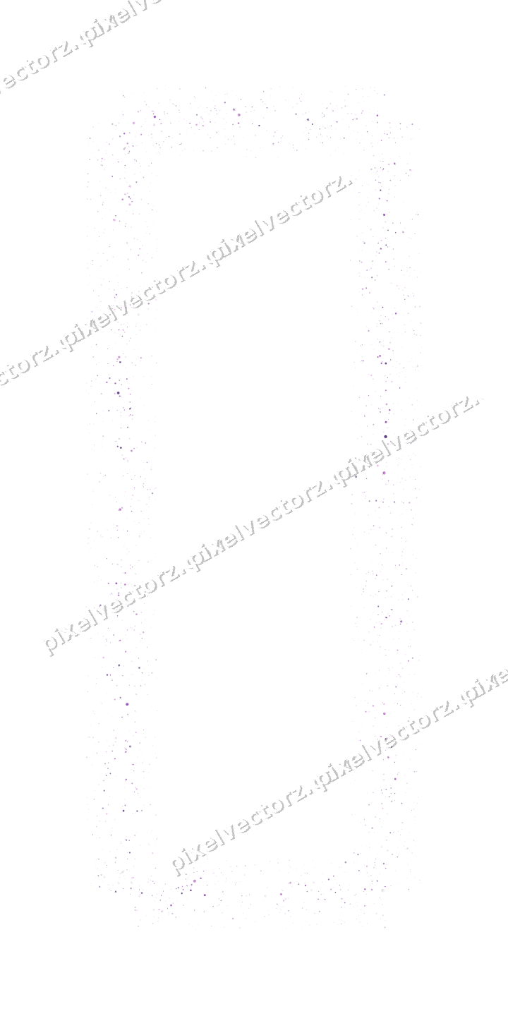 Nahtloser Glitzerrahmen aus Sternen und Blüten auf transparentem Grund
