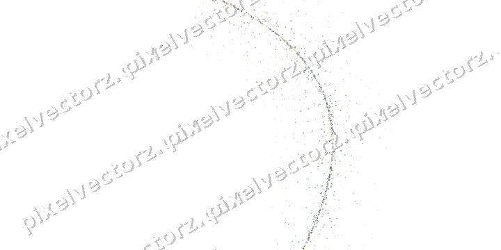 Nahtloser Glitzerbogen aus Sternen und Ringen auf transparentem Grund