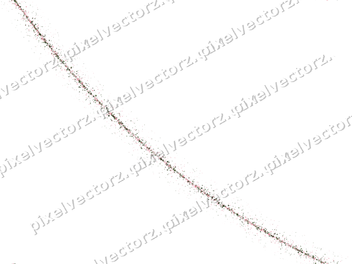 Nahtloser Glitzerbogen in Rosa auf transparentem Grund