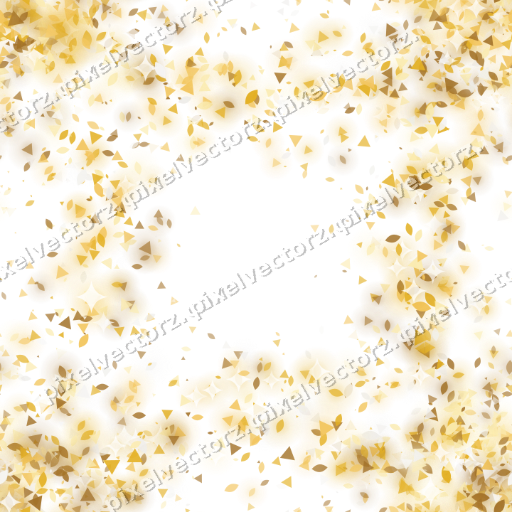 Nahtloser Glitzerkranz auf transparentem Grund