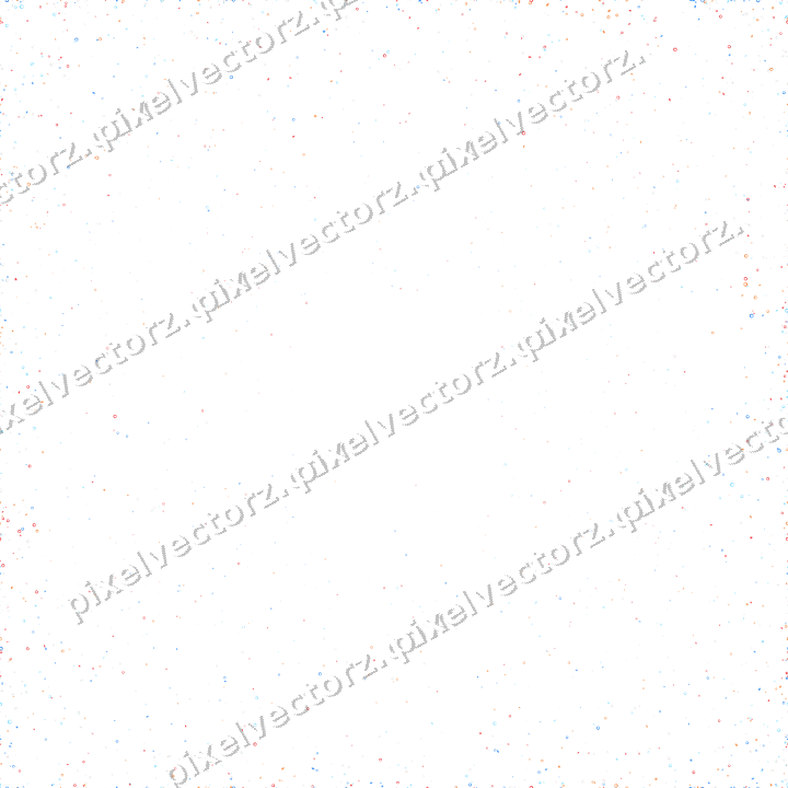 Nahtlose Glitzervignette in Blau und Rot auf transparentem Grund