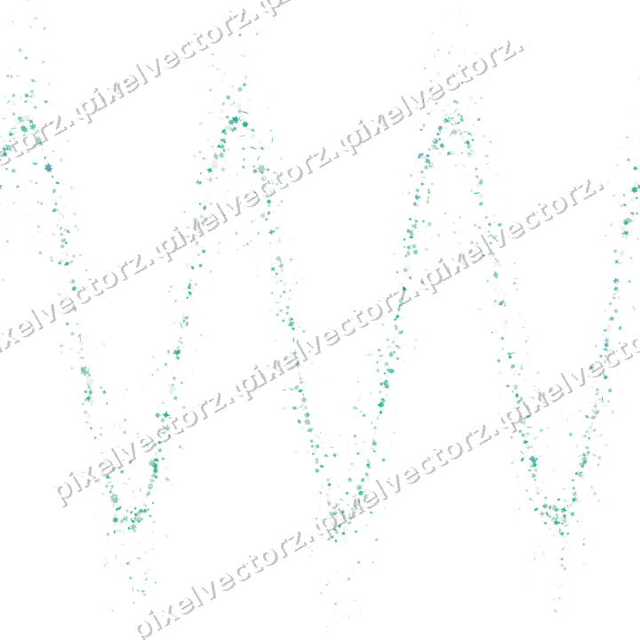 Nahtlose Glitzerwelle aus Sternen und Funken auf transparentem Grund