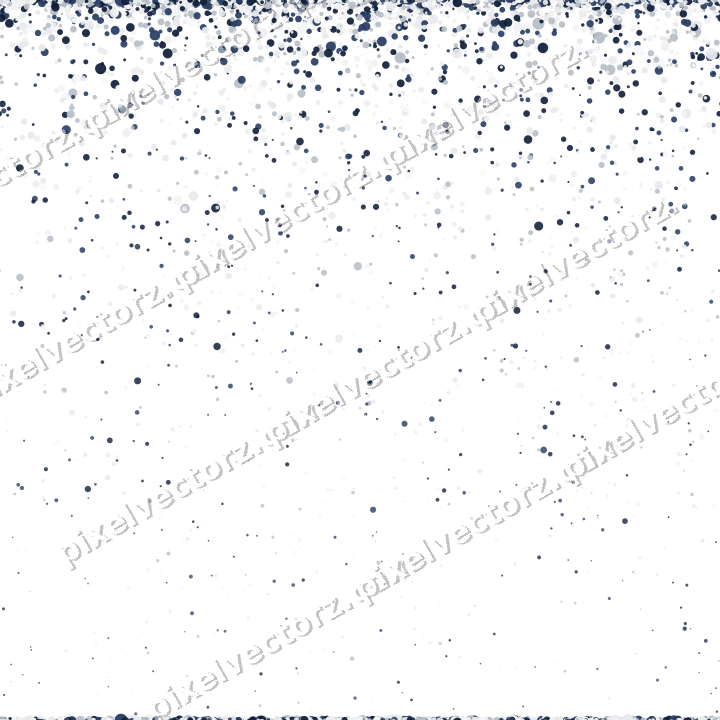 Nahtloser Glitzerregen aus Punkten auf transparentem Grund