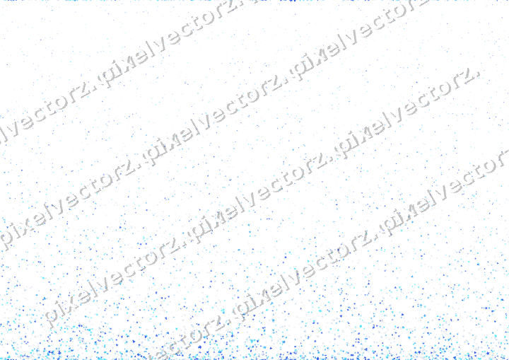 Nahtloser Glitzeraufstieg in Türkis und Blau auf transparentem Grund