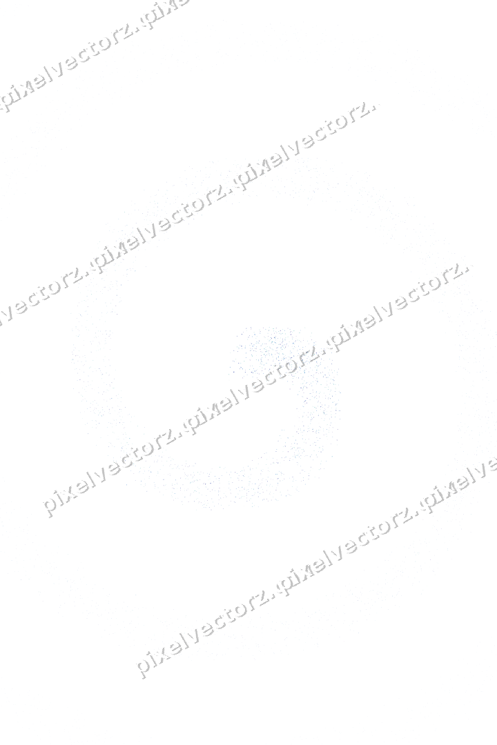 Nahtlose Glitzerspirale in Blau und Türkis auf transparentem Grund
