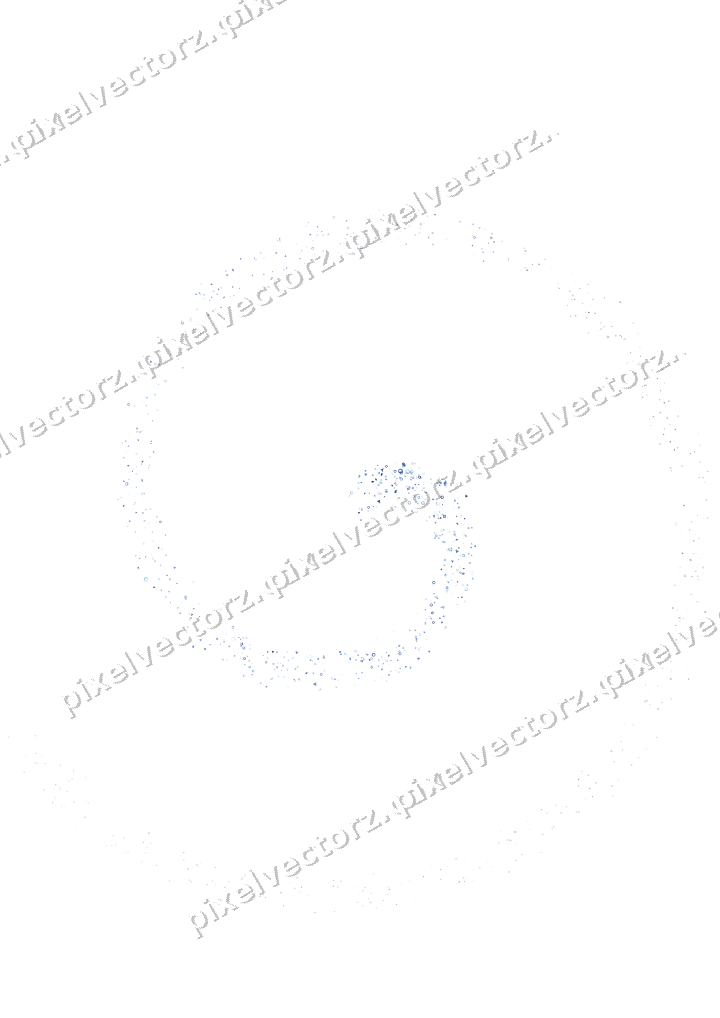 Nahtlose Glitzerspirale in Blau und Türkis auf transparentem Grund