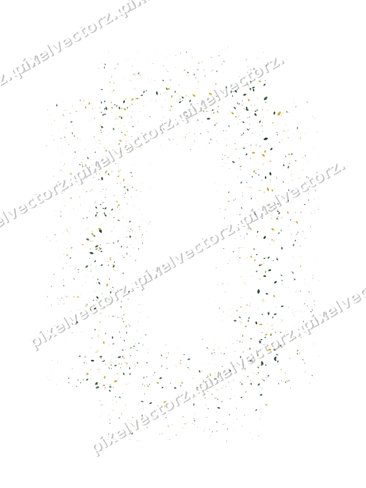 Nahtloser Glitzerrahmen aus Tropfen auf transparentem Grund