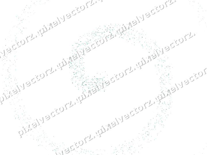 Nahtlose Glitzerspirale aus Ringen und Rauten auf transparentem Grund