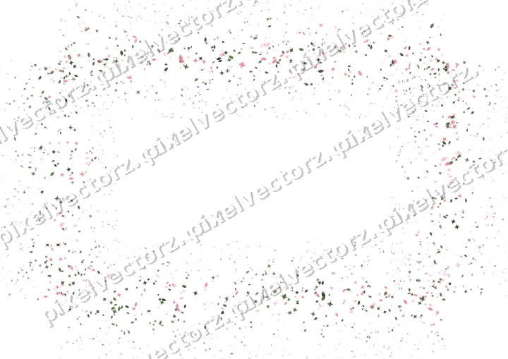 Nahtloser Glitzerrahmen aus Funken und Tropfen auf transparentem Grund