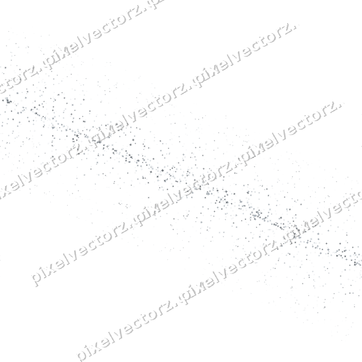 Nahtloses Glitzerband aus Funken in Blassblau auf transparentem Grund