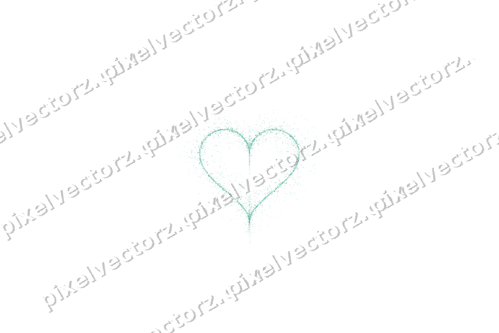 Nahtloses Glitzerherz aus Funken und Herzen auf transparentem Grund