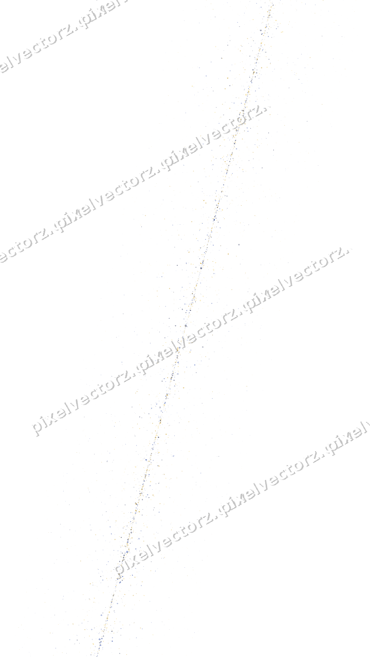 Nahtloses Glitzerband aus Blüten und Tropfen auf transparentem Grund