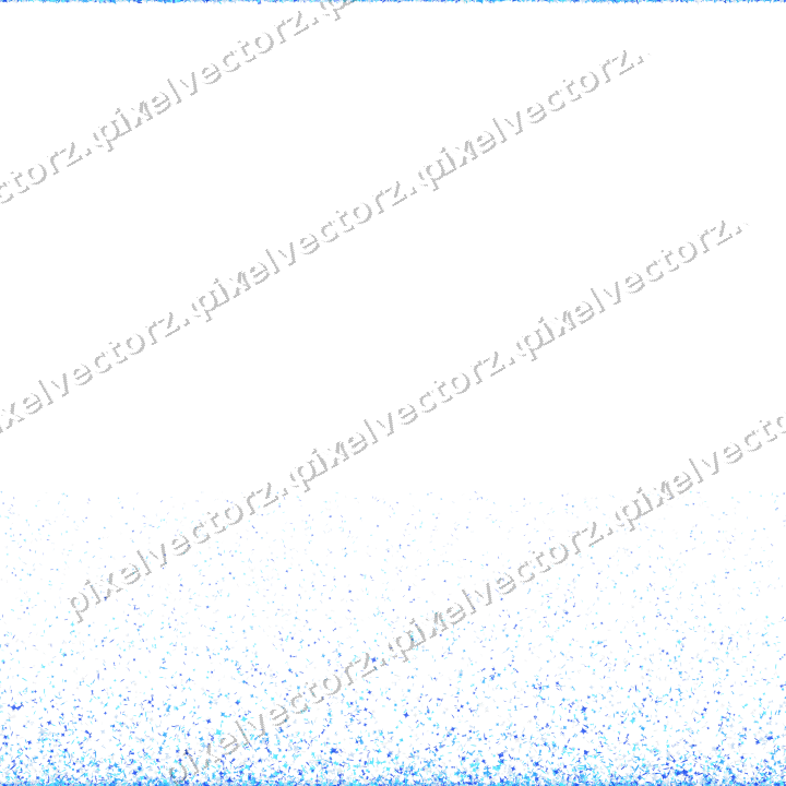 Nahtloser Glitzeraufstieg in Türkis und Blau auf transparentem Grund