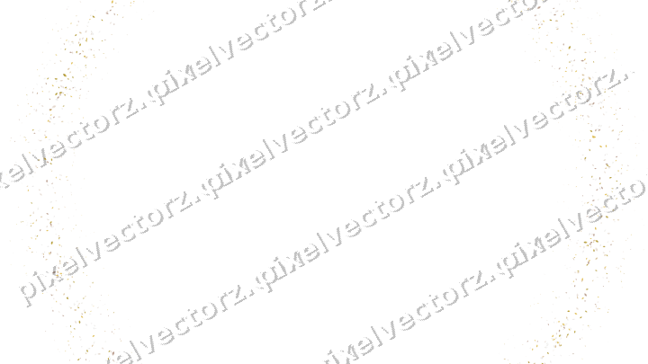 Nahtloser Glitzerkranz aus Tropfen auf transparentem Grund