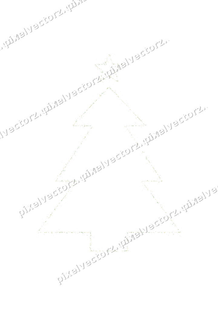 Nahtloser Glitzer-Weihnachtsbaum aus Punkten auf transparentem Grund