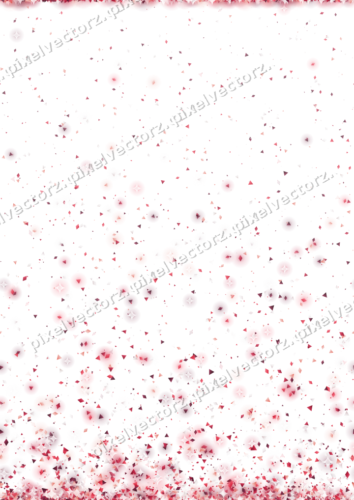 Nahtloser Glitzeraufstieg in Rosa und Rot auf transparentem Grund