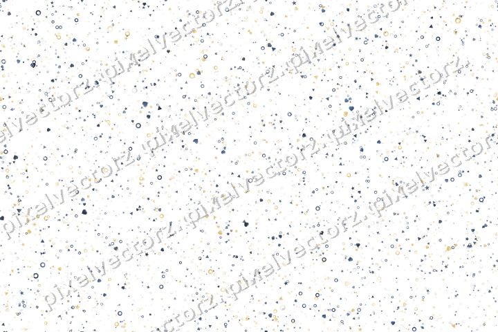 Nahtlose Glitzerstreuung in Dunkelblau auf transparentem Grund