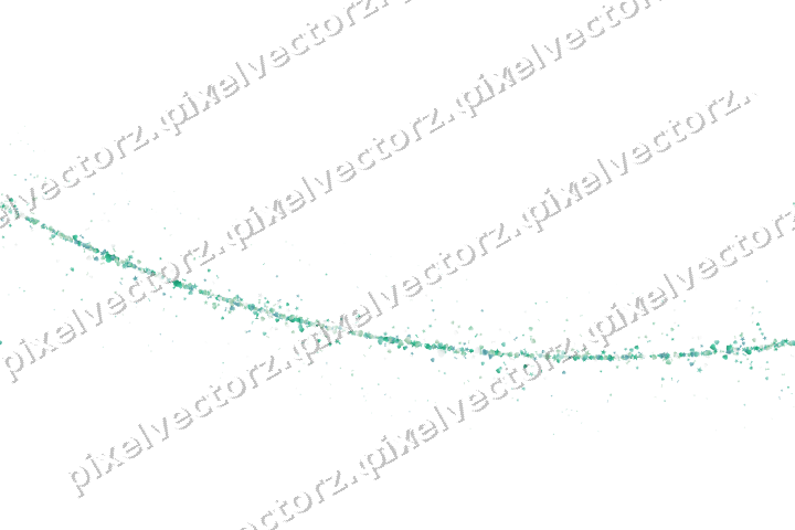Nahtloser Glitzerbogen aus Sternen und Herzen auf transparentem Grund