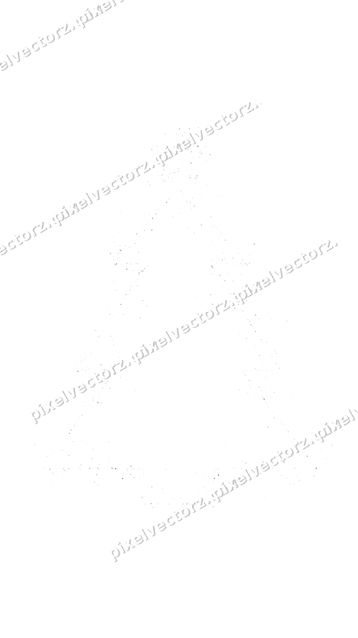 Nahtloser Glitzer-Weihnachtsbaum in Dunkelblau auf transparentem Grund