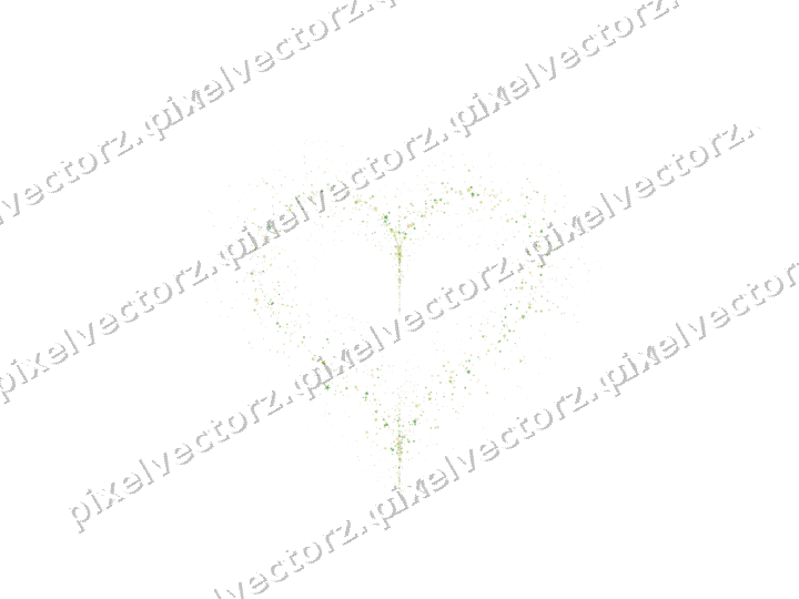 Nahtloses Glitzerherz aus Sternen in Limette auf transparentem Grund