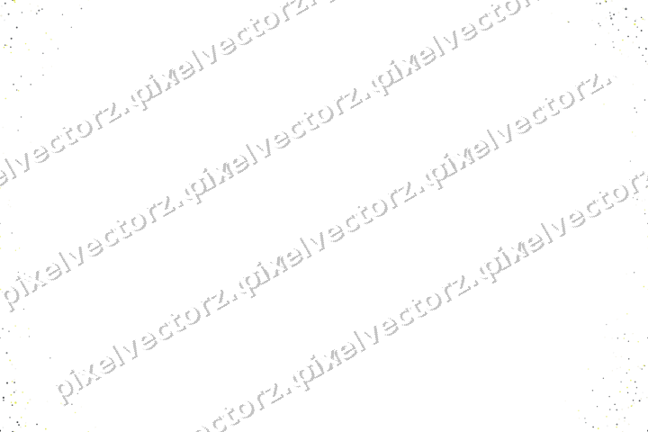 Nahtloser Glitzerkranz aus Punkten in Gelb auf transparentem Grund