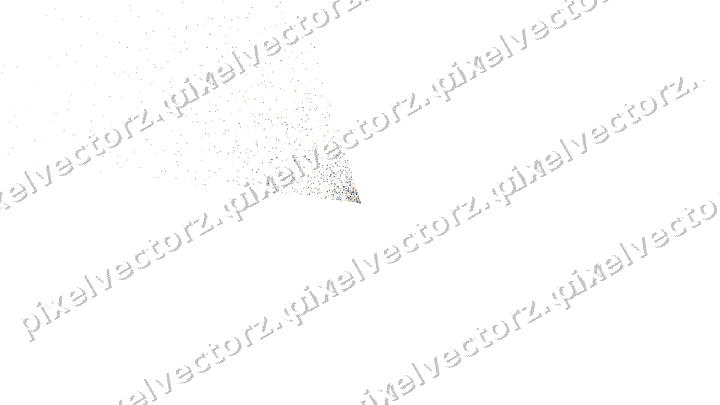 Nahtloser Glitzerfächer aus Sternen und Funken auf transparentem Grund