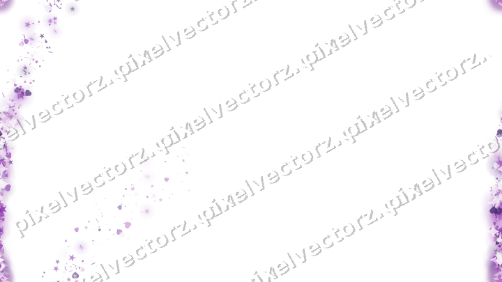 Nahtloser Sternenschweif in Violett auf transparentem Grund