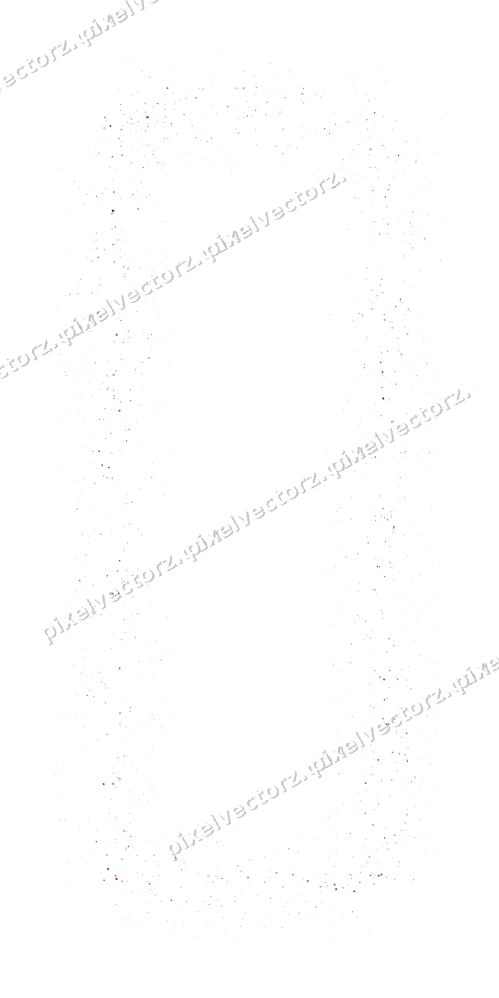 Nahtloser Glitzerrahmen aus Herzen und Punkten auf transparentem Grund