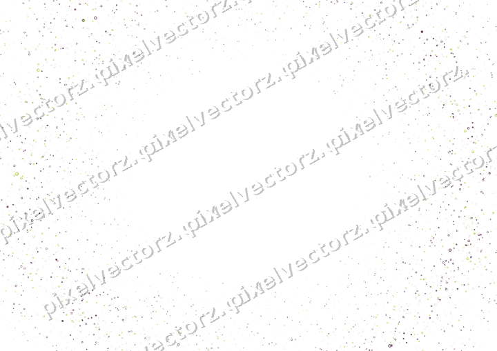 Nahtloser Glitzerkranz aus Sternen und Tropfen auf transparentem Grund