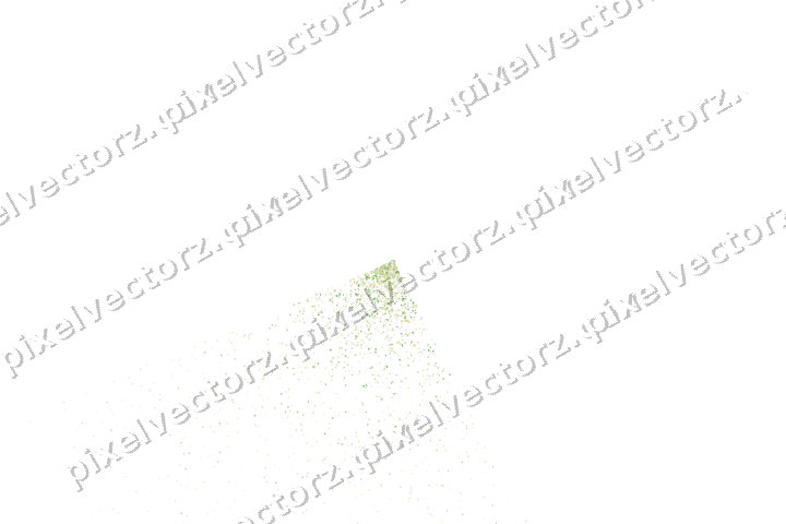 Nahtloser Glitzerfächer in Limette und Gelb auf transparentem Grund