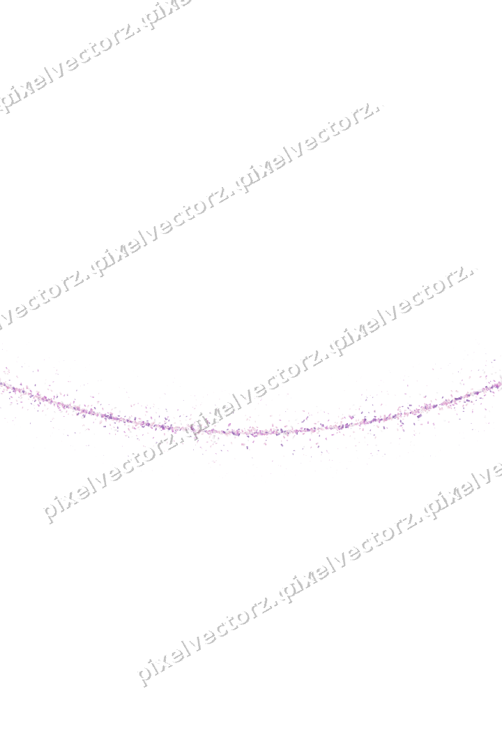 Nahtloser Glitzerbogen in Magenta und Violett auf transparentem Grund