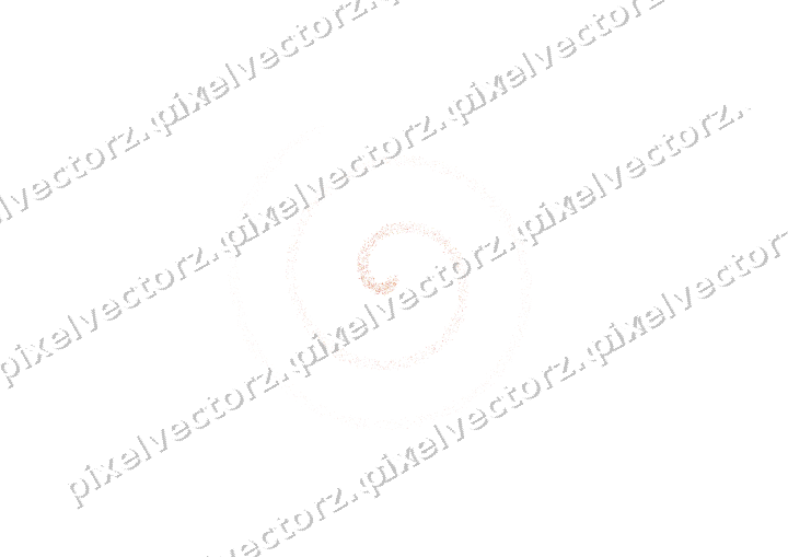 Nahtlose Glitzerspirale aus Splittern in Rot auf transparentem Grund