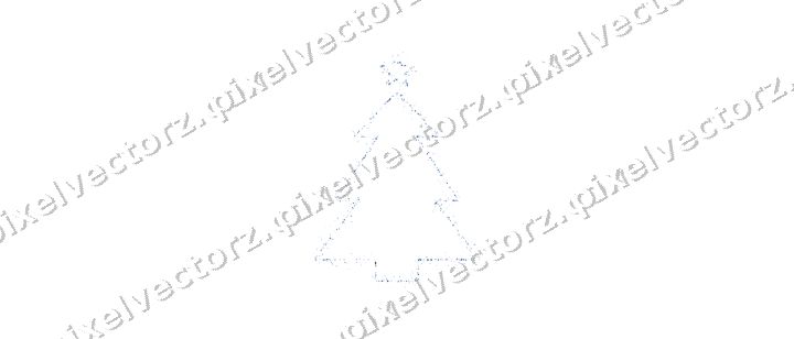 Nahtloser Glitzer-Weihnachtsbaum in Blau auf transparentem Grund