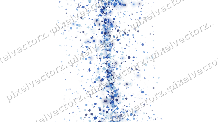 Nahtloses Glitzerband aus Funken und Punkten auf transparentem Grund