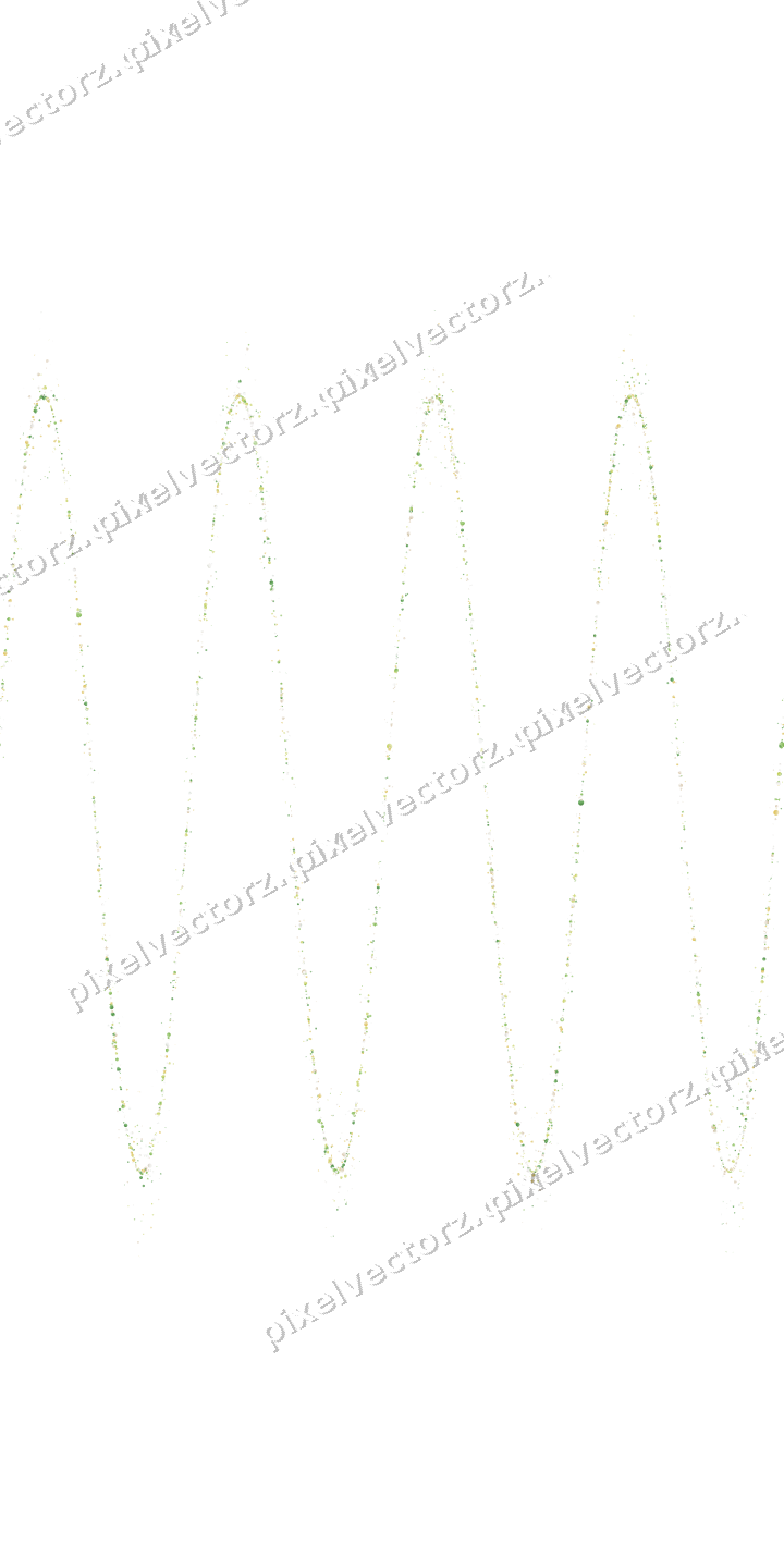 Nahtlose Glitzerwelle aus Funken und Herzen auf transparentem Grund