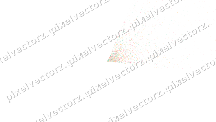 Nahtloser Glitzerfächer in Blassrosa auf transparentem Grund